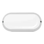 Plafoniera LED FANTAS Ovala 8W 17cm Alb Exterior IP65 - imagine 4