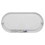 Plafoniera LED FANTAS Ovala 8W 17cm Alb Exterior IP65 - imagine 5