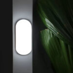 Plafoniera LED FANTAS Ovala 15W 20cm Alb Exterior IP65 - imagine 3