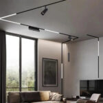 Sina Incastrata pentru Proiectoare Magnetice, 2m, Negru - imagine 4
