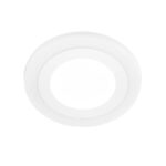 Spot LED Rotund, 9W, 3000K/6500K, Trei Functii, Incastrat, Alb