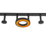 Suport Prosop si Accesorii Baie Negru Portocaliu GJ619 - imagine 3