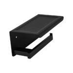 Suport Hartie Igienica cu Suport Telefon/Parfum Negru GJ610 - imagine 3