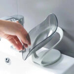 Suport Sapun cu Scurgere, Plastic, 14*13*8 cm, Roz - imagine 5