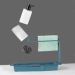 Suport Telescopic pentru Chiuveta, 50 cm Verde - imagine 3