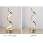 Veioza LED Ceza, 40W, Lumina Rece/Calda/Neutra, Auriu - imagine 4