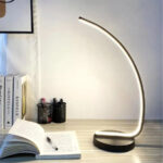 Veioza LED Nemesis, 10W, Lumina Rece/Calda/Neutra, Metal si Acril, Negru