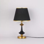 Veioza Shreya 1x E27 Negru Auriu - imagine 3