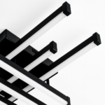 Lustra LED cu Telecomanda LINEX, 81W, 6 Elemente, Liniara, lumina Rece/Calda/Neutra, Dimabila, Negru - imagine 3