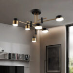 Lustra LED Ionitus 72W Negru, Brate, Metal - imagine 3
