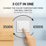 Lustra LED NEXA 3D 45W, Patrata, lumina Rece/Calda/Neutra , Alb - imagine 4
