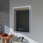 Oglinda LED Rectangulara, 60x80cm, VillayTouch Marcello, Sistem Dezaburire, Dimabila - imagine 4