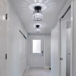 Lustra Georgiana 1x E27 Negru