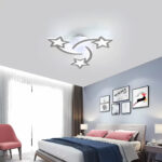 Lustra LED cu telecomanda IPOMOEA 48W, 3 Stele, lumina Rece/Calda/Neutra, Dimabila, Alb - imagine 5