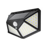 Lampa Solara cu Senzor de Miscare, 100 LED-uri, IP.65, Negru - imagine 3