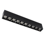 Proiector LED Liniar Aplicat Grila 15W, Lumina Neutra 4000K, 10 surse, 27 x 3.5 x 6.5 cm - imagine 3