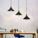 Lustra Suspendata, LV210/3R, 3xE27, Maro, Metal si Fir, Inaltime Reglabila - imagine 4