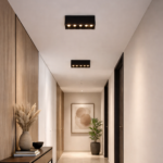 Proiector LED Liniar Aplicat Grila 8W, Lumina Neutra 4000K, 5 surse, 14 x 3.5 x 6.5 cm