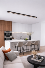 Proiector LED Liniar Aplicat Grila 72W, Lumina Neutra 4000k, 90 surse, 2.4 metri - imagine 3